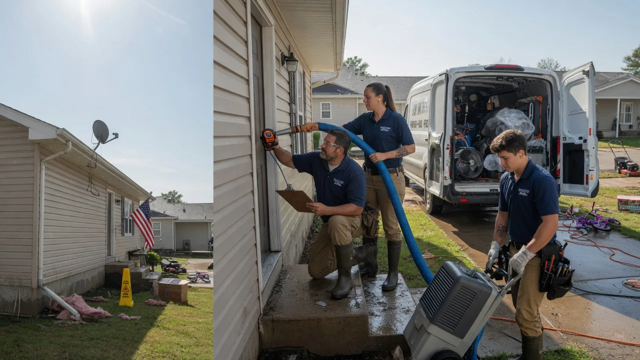 Ceiling Water Damage Restoration in Henderson, NC near me
